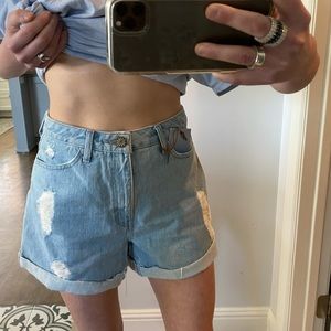 Show Me Your Mumu Denim Shorts